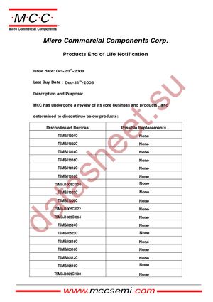 TSMBJ0305C-064 datasheet  